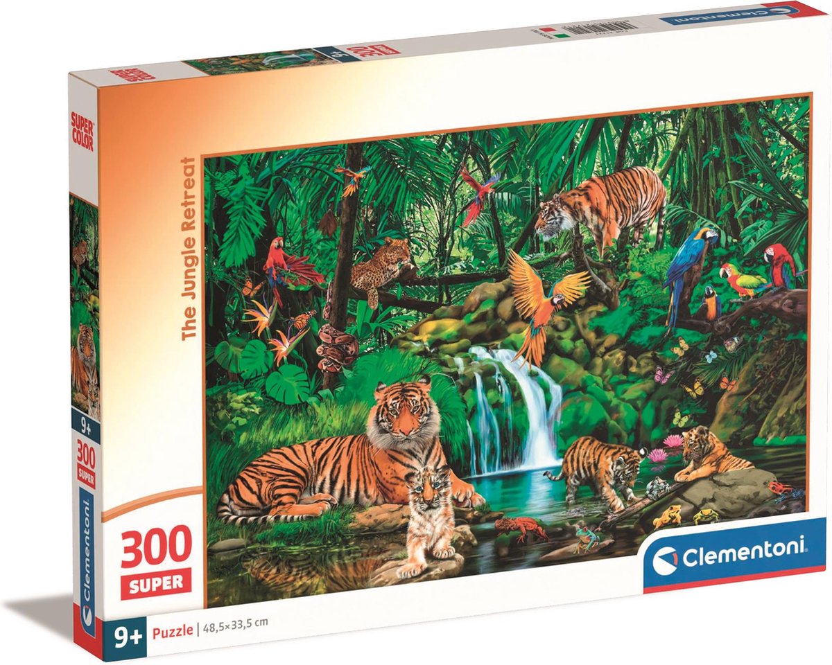 Clementoni Jigsaw Puzzle Super Color the Jungle Retreat, 300st.