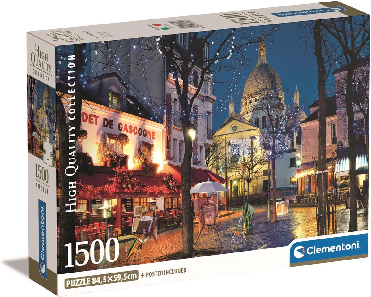 Puzzle Clementoni Paris Montmartre - 1500 pcs.