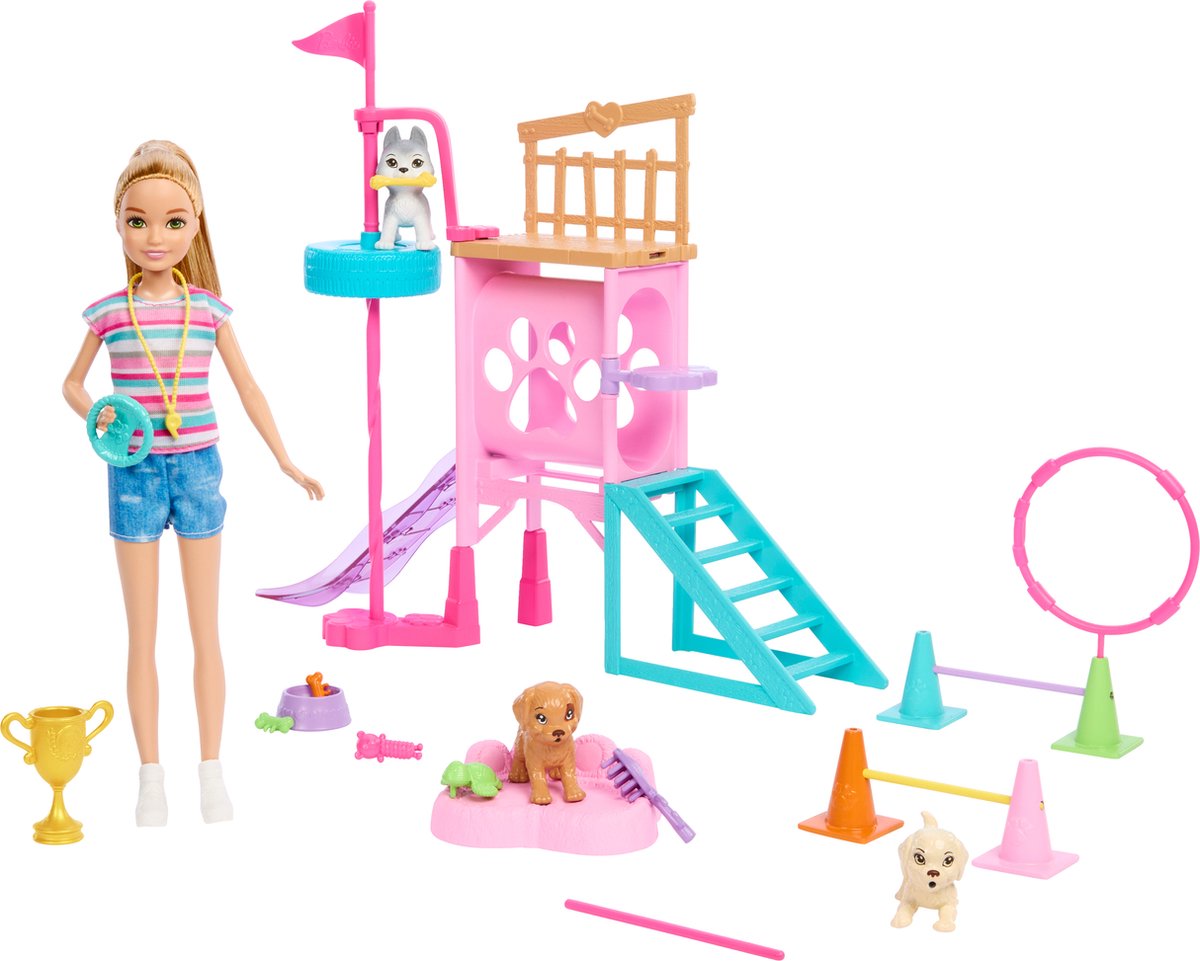 Mattel avec Stacie à la rescousse, aire de jeux de jeu pour