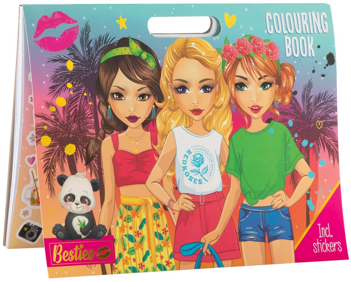 Livre de coloriage Grafix besties 26x35,5cm