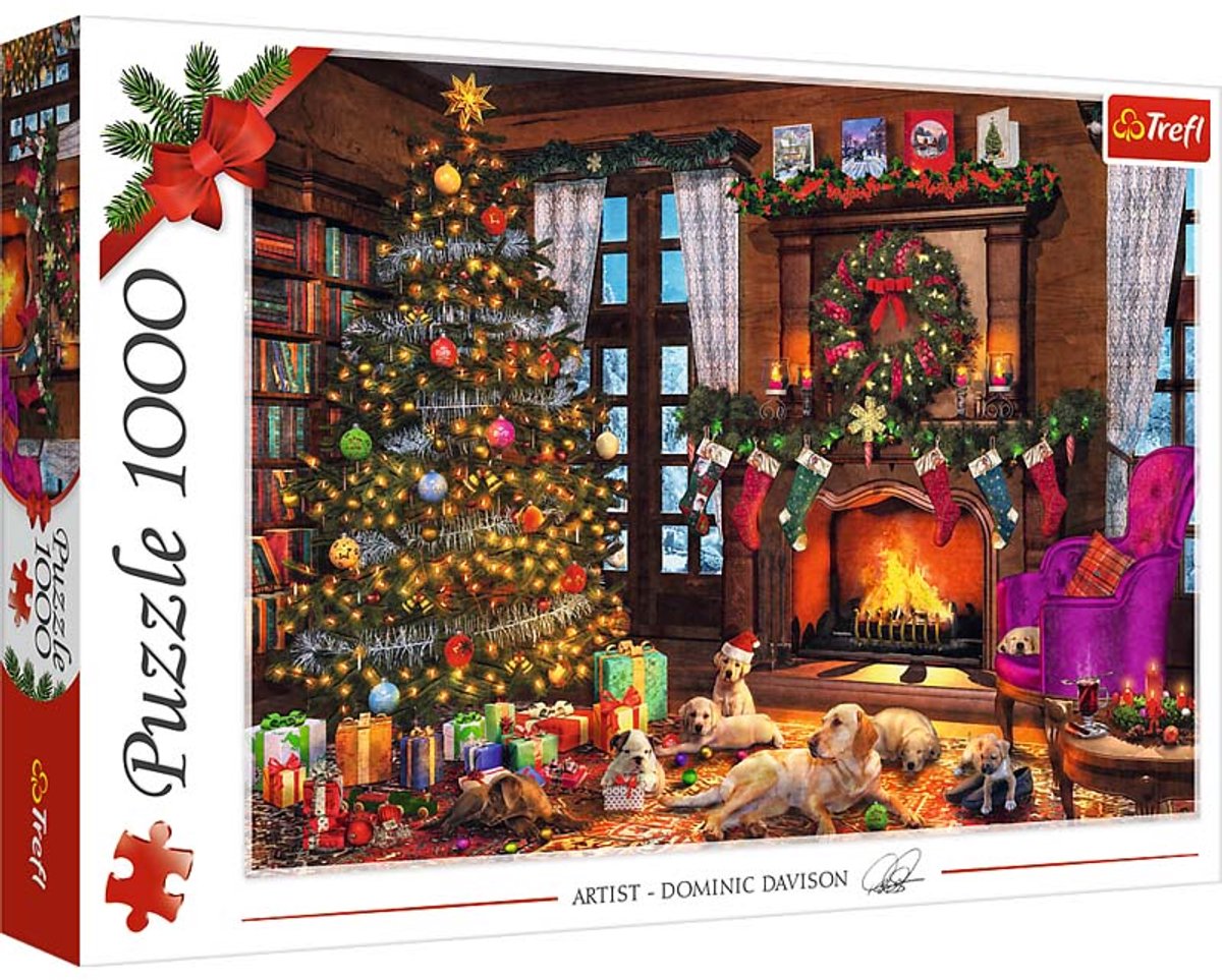 Puzzle Trefl 1000 pièces - Noël - Noël approche - vacances.