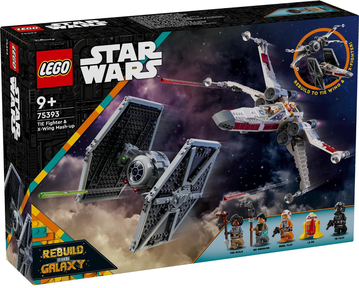 Mashup Lego du chasseur Tie X-Wing - 75393