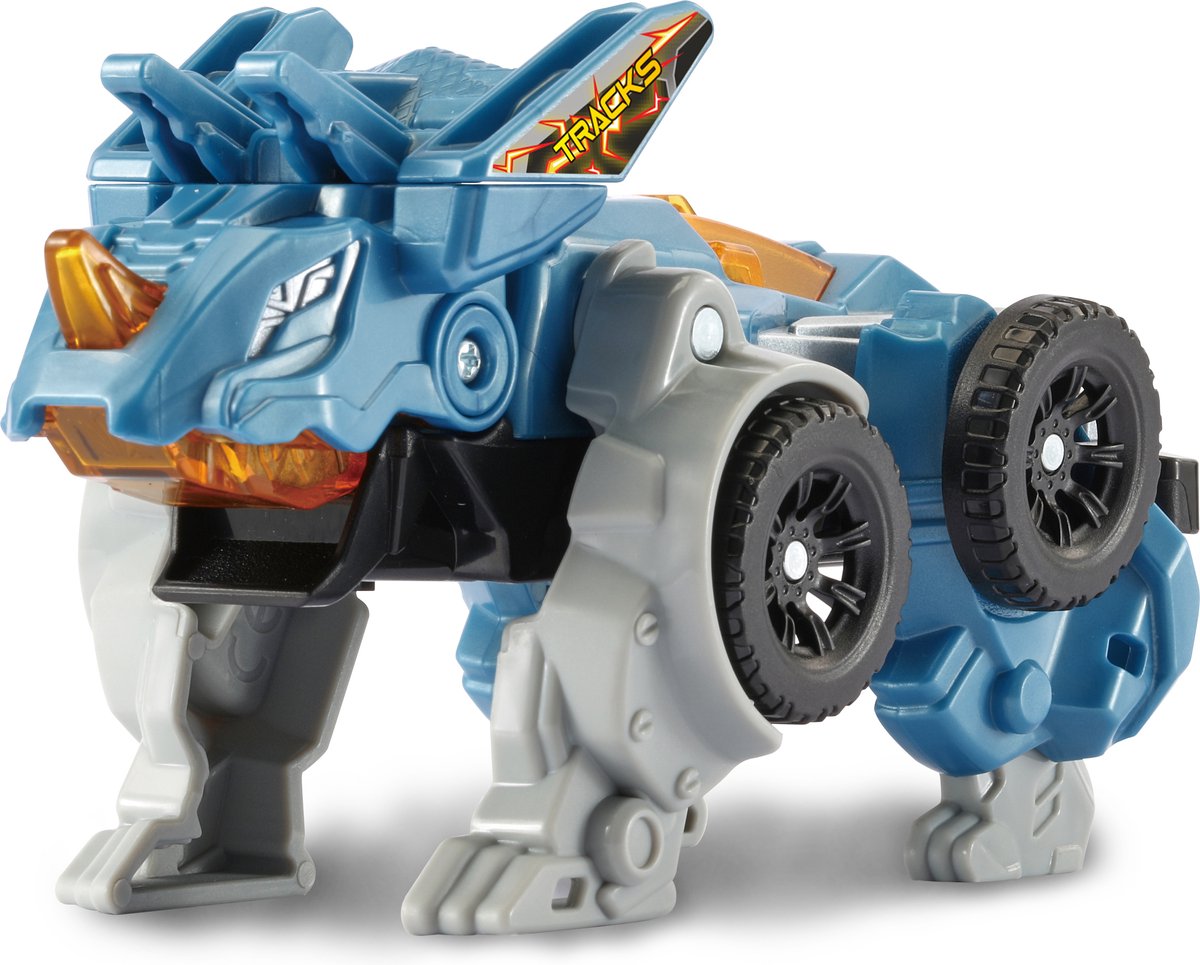 Vtech switch go dinos - le feu suit les tricératops - dinosaure jouet pour enfants - figurine de jeu robot interactive - à partir de 4 ans