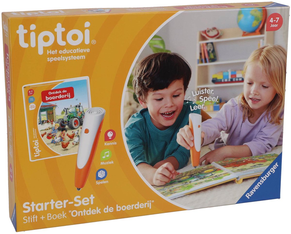 Ravensburger tiptoiâ® coffret de démarrage découverte de la ferme