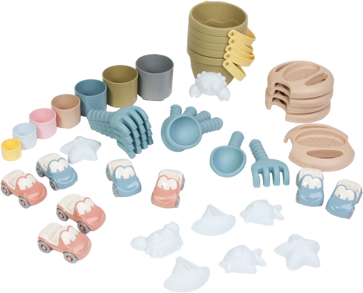 Ensemble de jeu de sable Dantoy, 43 pièces.