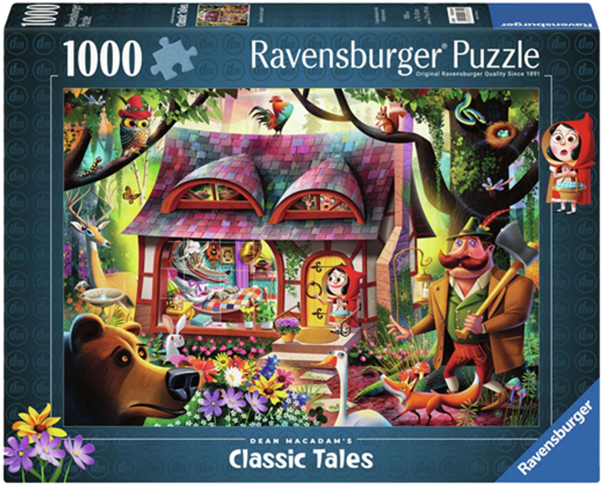 Ravensburger puzzle Le Petit Chaperon Rouge et le Loup - Puzzle - 1000 pièces