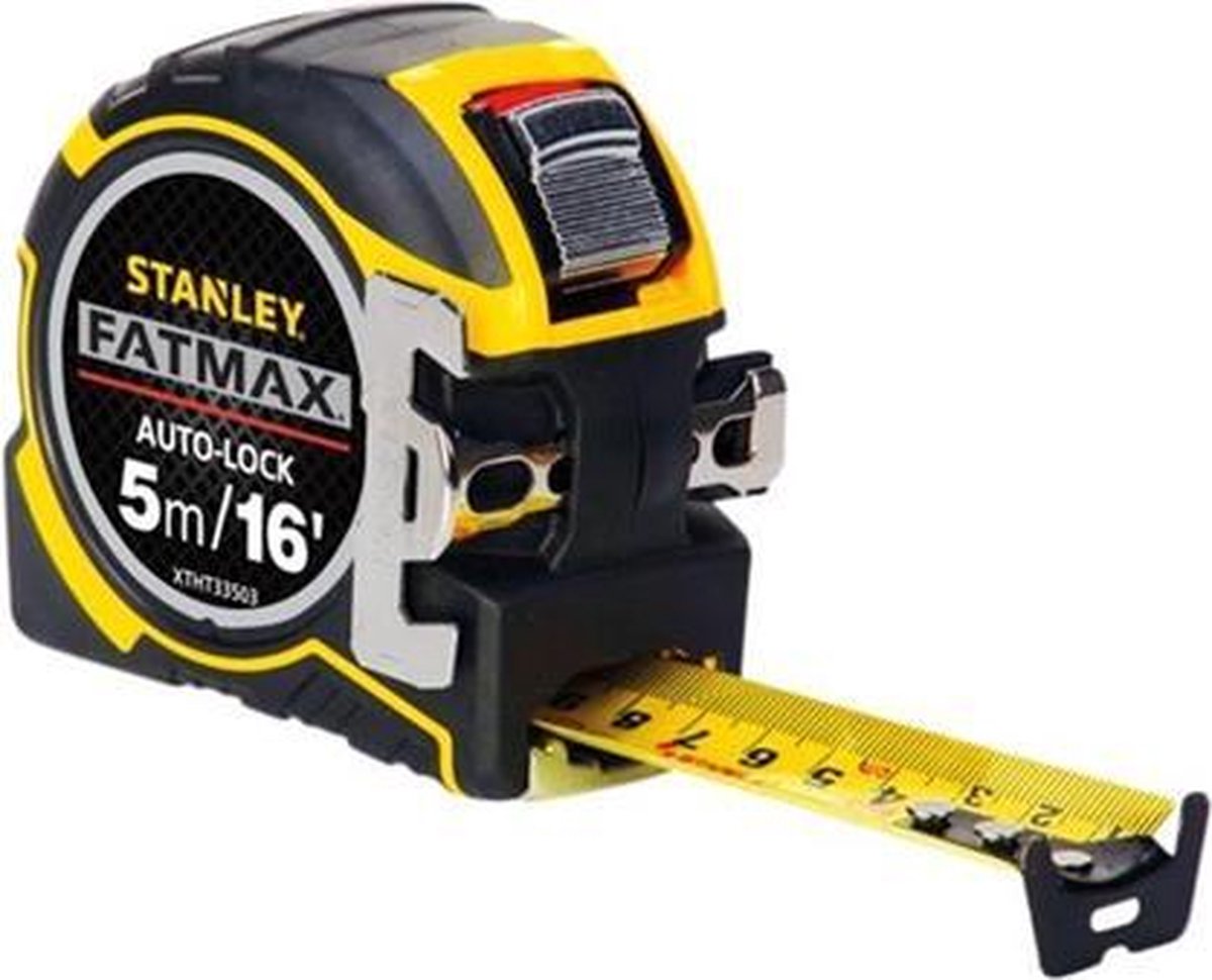 Stanley fatmax autolock - mètre ruban - 5m - 32mm - mécanisme de verrouillage automatique