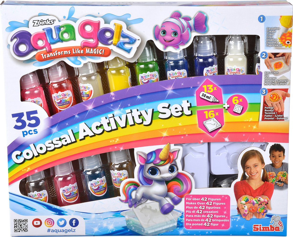 Aqua Gelz Colossal Activities set, 35dlg.