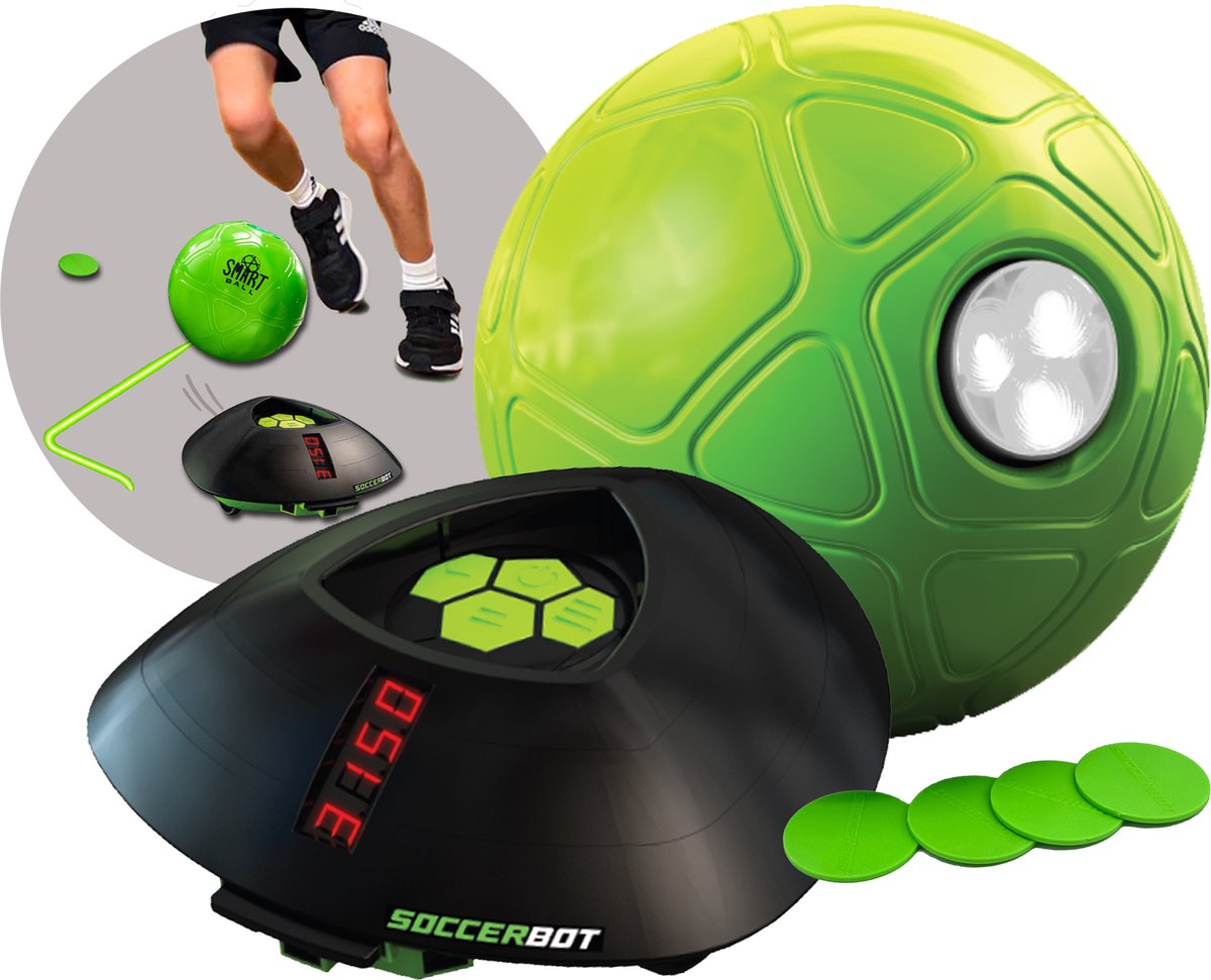 Bot de football Gear2play - jeu d'adresse pour entraîneur de football en salle - battez le bot interactif