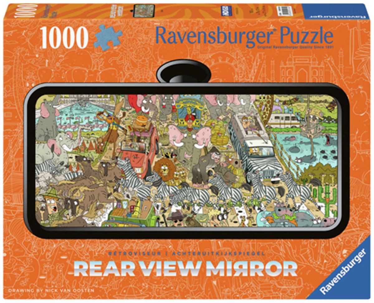 Ravensburger puzzle safari, 1000 pcs.