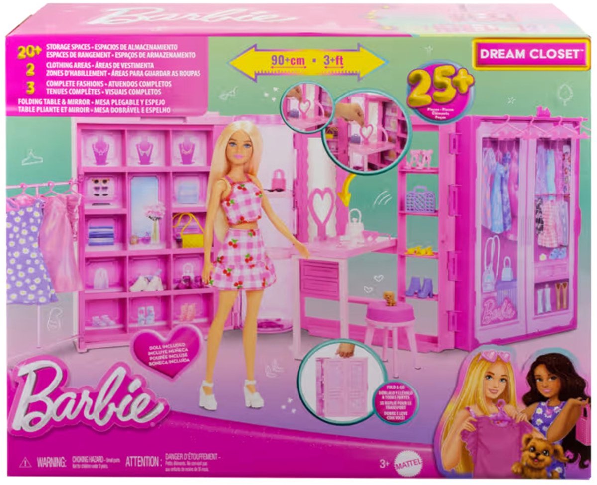 Barbie dream placard 3.0 avec poupée