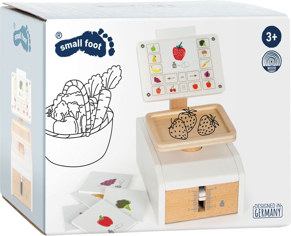 Petit pied - Balance en bois frais