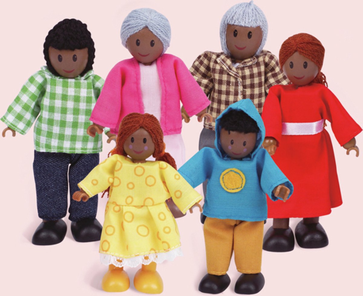 Hape maison de poupée famille africaine