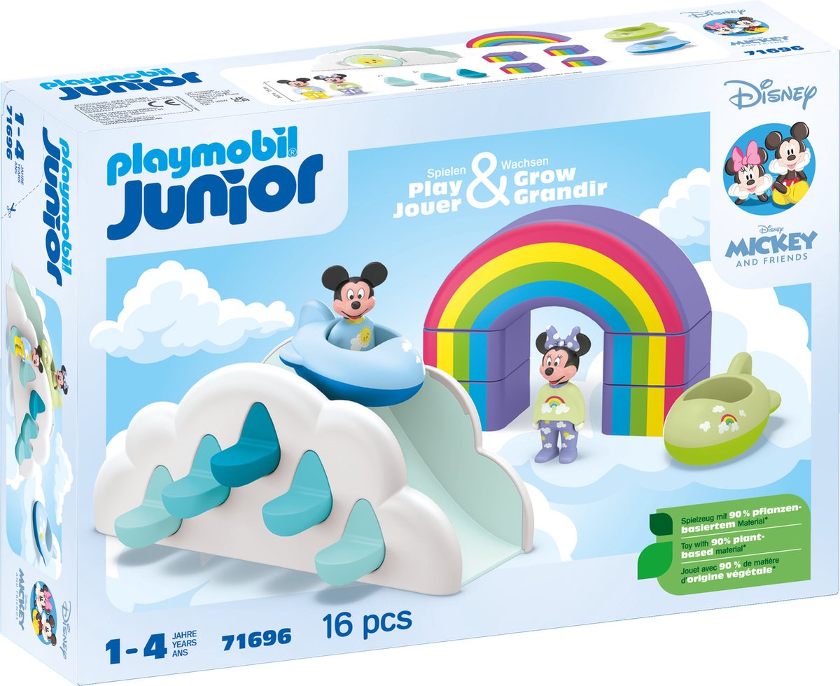 Playmobil junior mickey mouse maison nuage - 71696