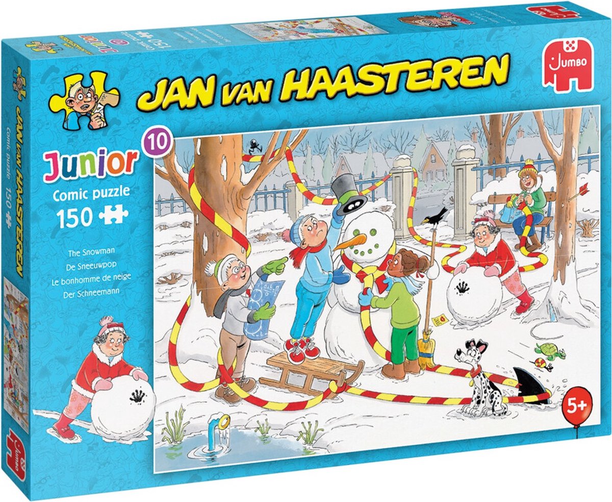 Jan van Haasteren puzzle junior - bonhomme de neige, 150 pcs.