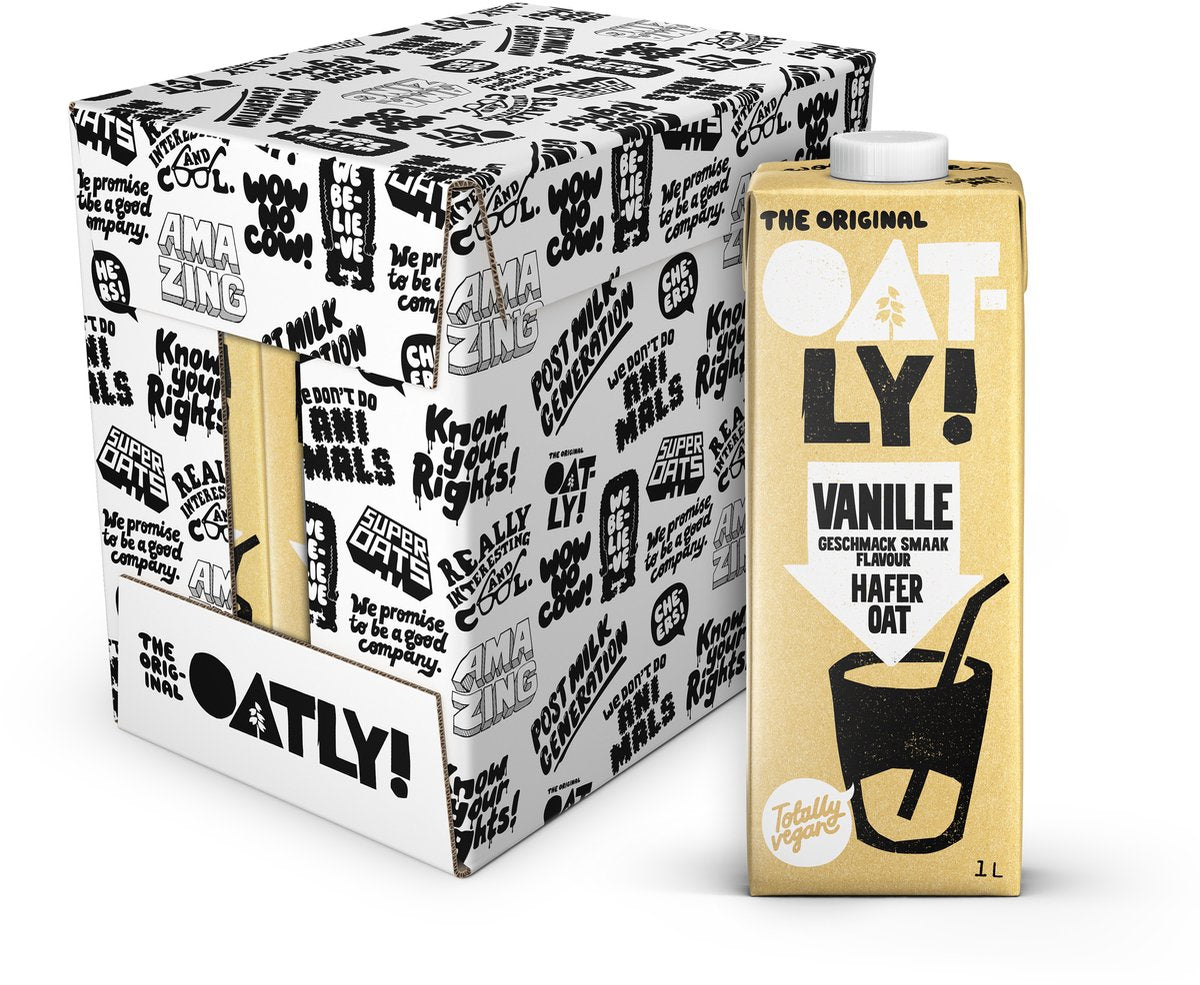 Ouah ! boisson à l'avoine vanille - 6 pièces - (6l) - lait végétal longue conservation - vanille - pack économique