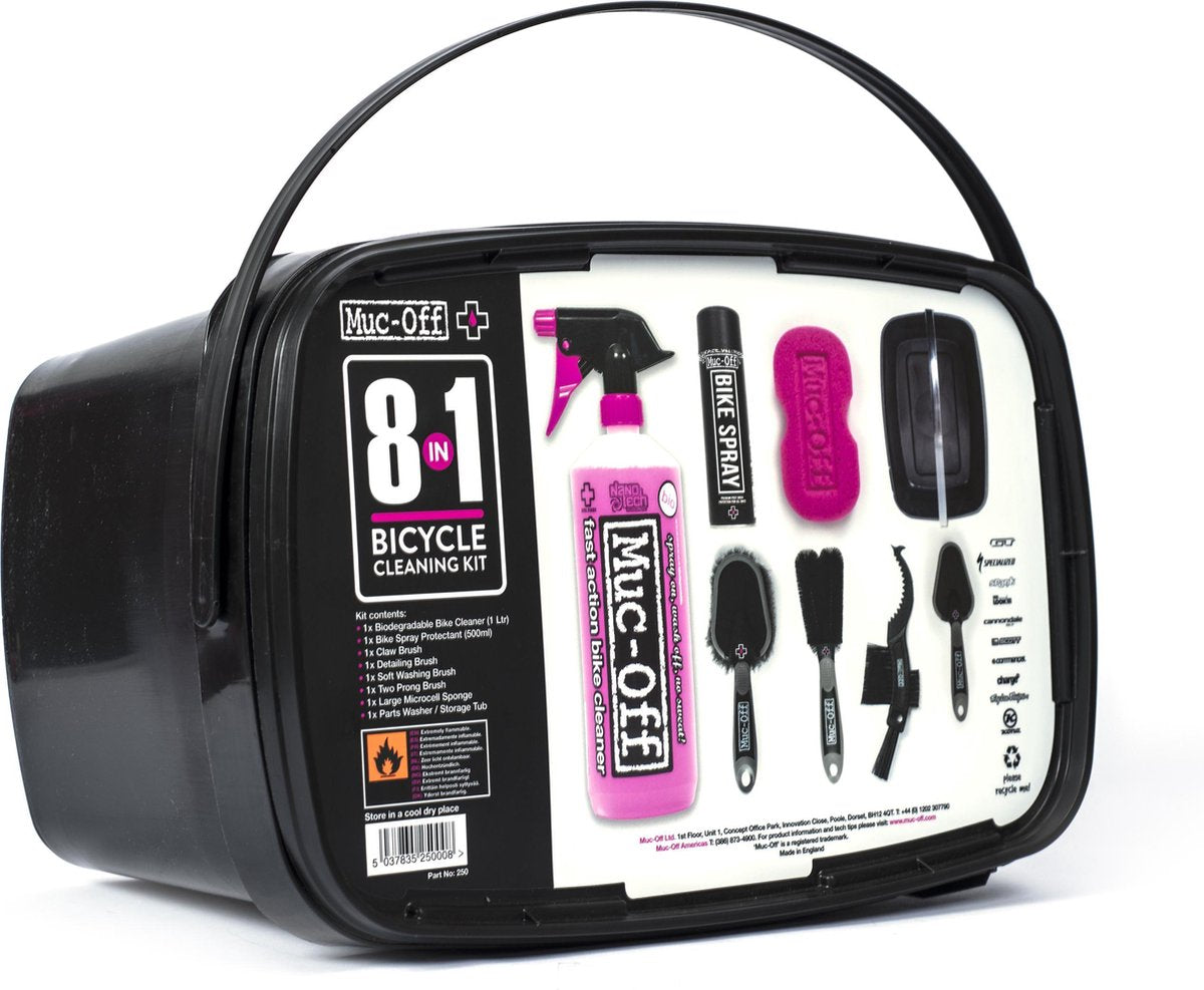 Kit de nettoyage vélo 8 en 1 Muc-off