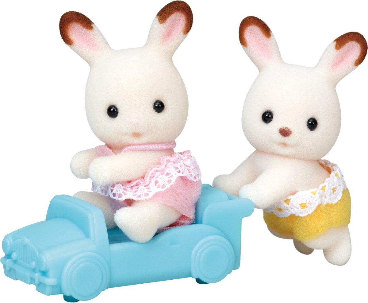 Epoch Sylvanian Family 5420 lapin jumeau en chocolat