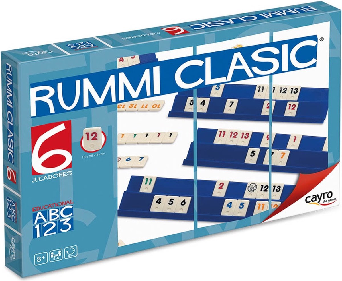 Geronimo games cayro - rummi classic - geschikt voor 6 spelers - strategisch bordspel - vanaf 8 jaar