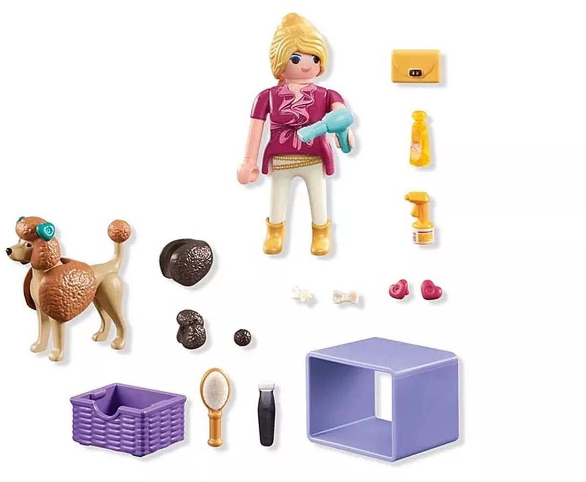 Playmobil ma vie toiletteur de chien 71747