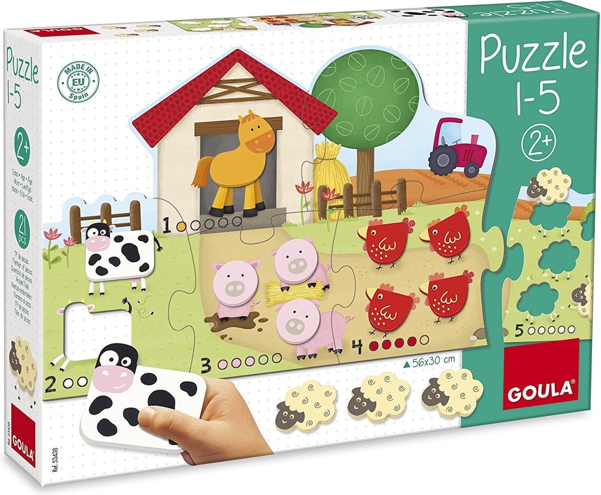 Goula jumbo - - puzzle 1 - 5 - à partir de 2 ans