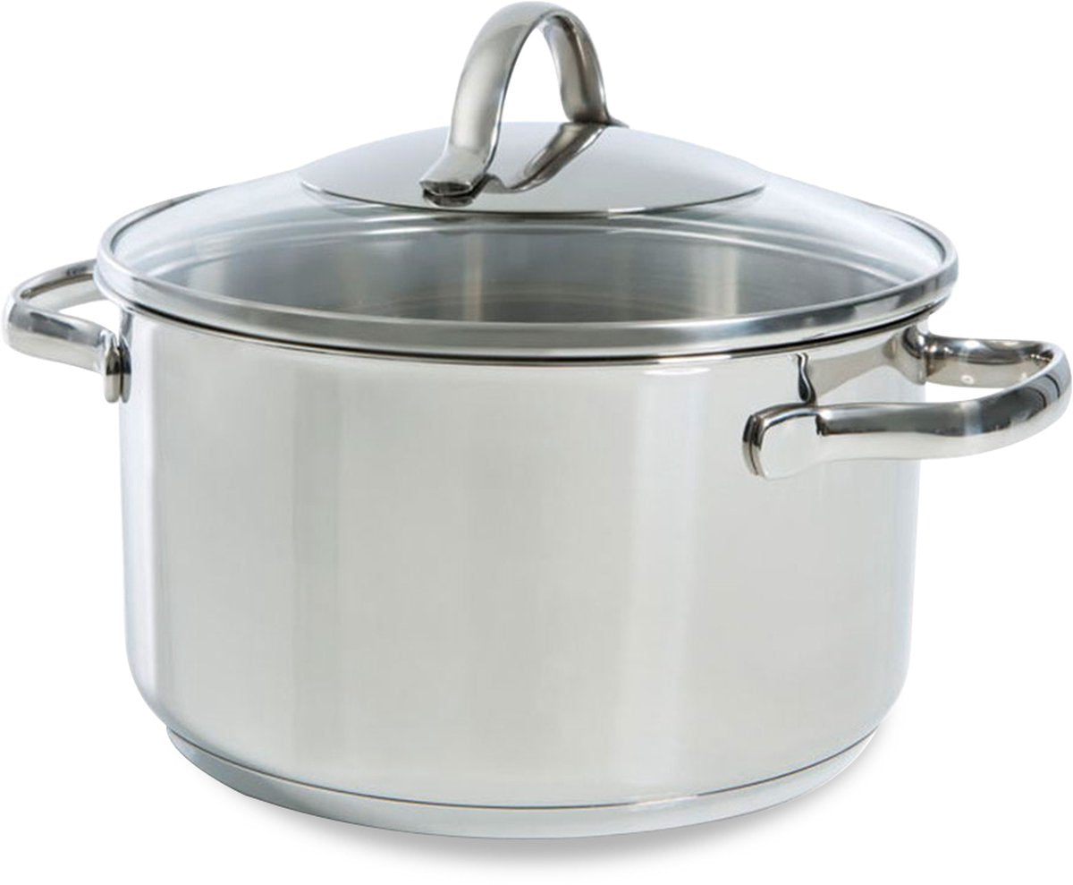 Marmite à soupe BK essentials 24 cm - 6 l - acier inoxydable - sans PFA