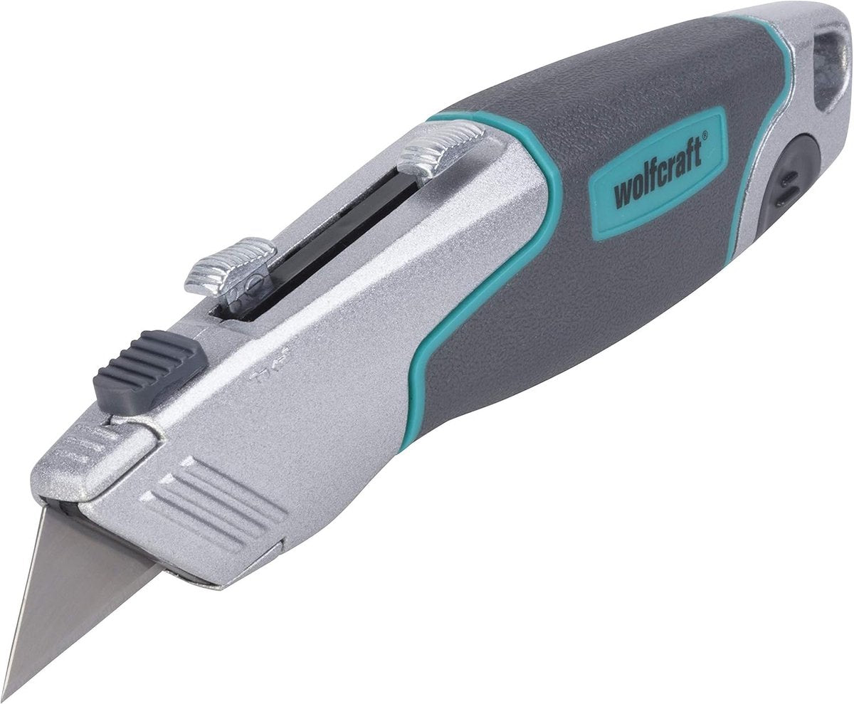 Couteau professionnel Wolfcraft | avec deux lames | 1 pièce - 4200000