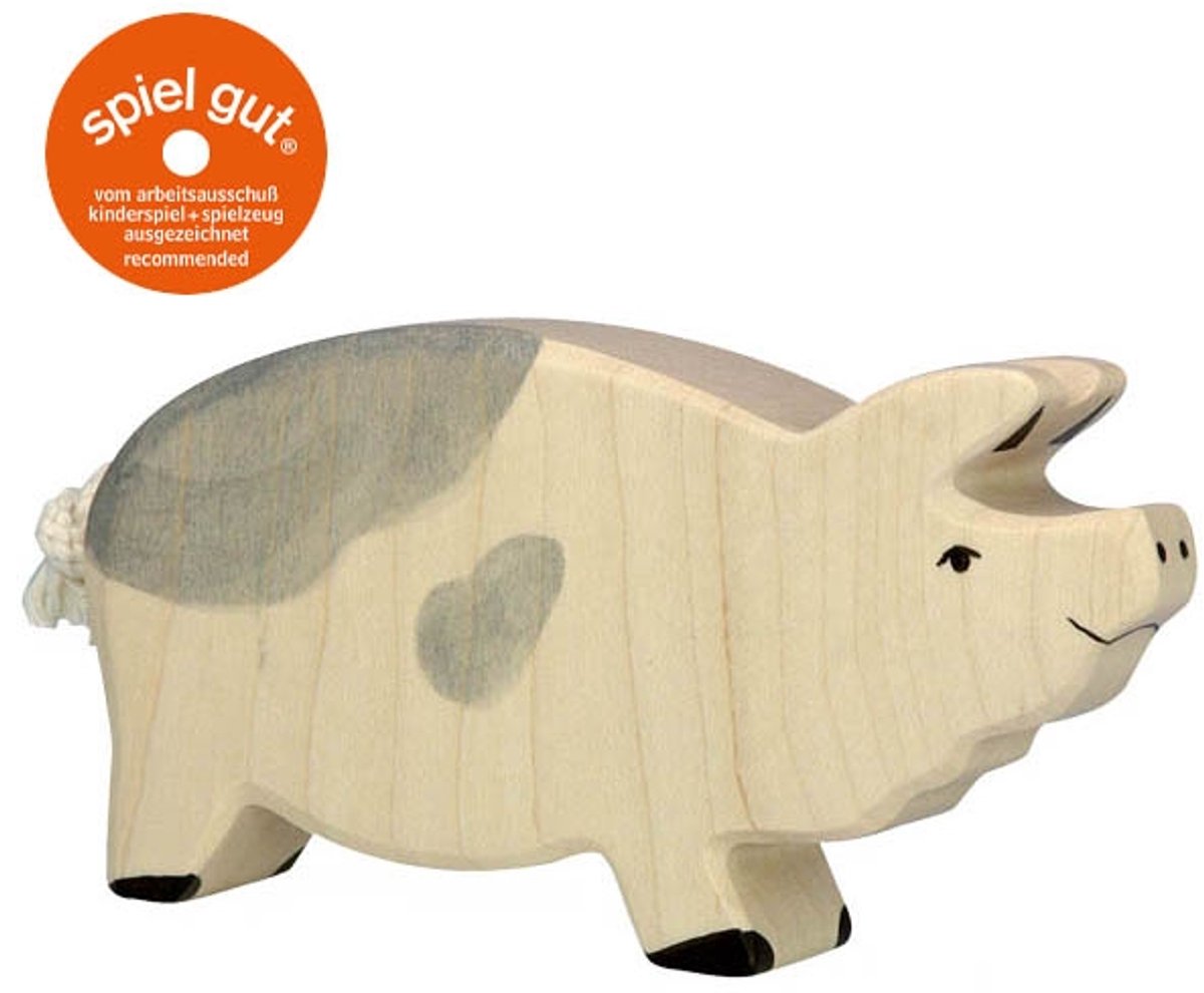 Cochon mâle Holztiger, tacheté. 14