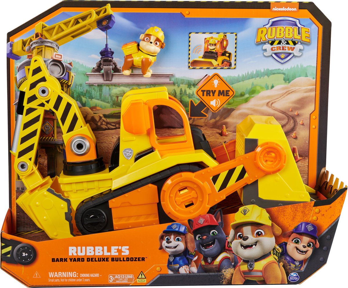 Bulldozer de luxe Spinmaster Rubble Crew