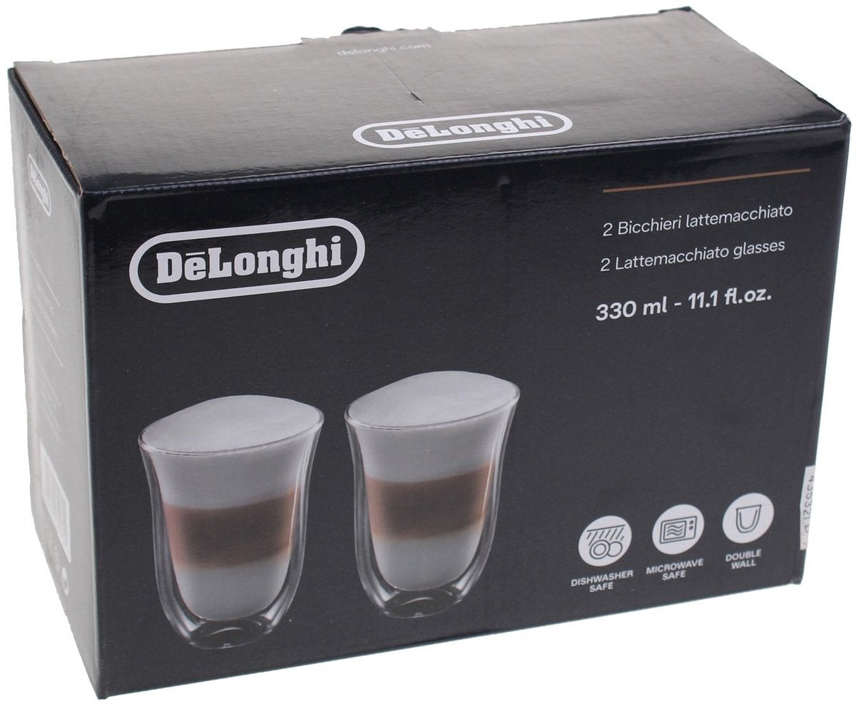 De'longhi delonghi cups double thermo mitt lot de 2 verres à latte macchiato 5513214611