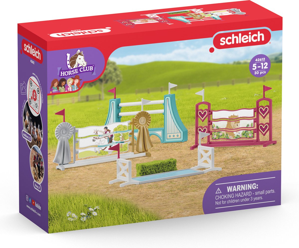 Accessoires pour chevaux Schleich pour le parcours d'obstacles 42612