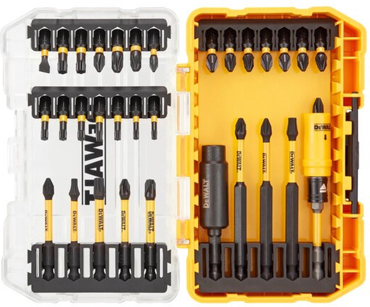 Dewalt extreme flextorq - jeu d'embouts à vis - 32 pièces - avec zone flexible