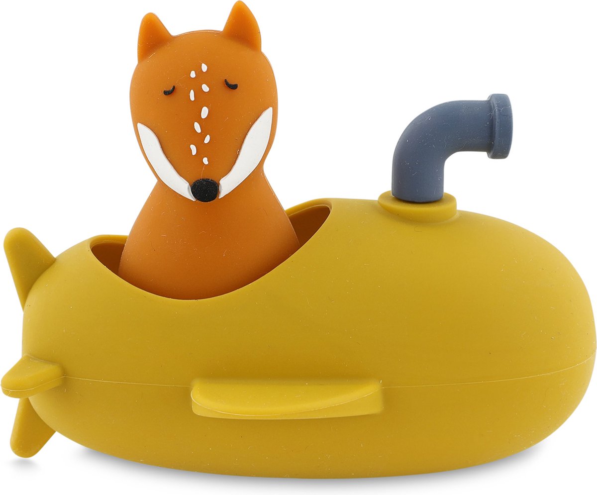 Trixie jouet de bain sous-marin - Mr. Fox - jouets de bain en silicone - à partir de 12 mois