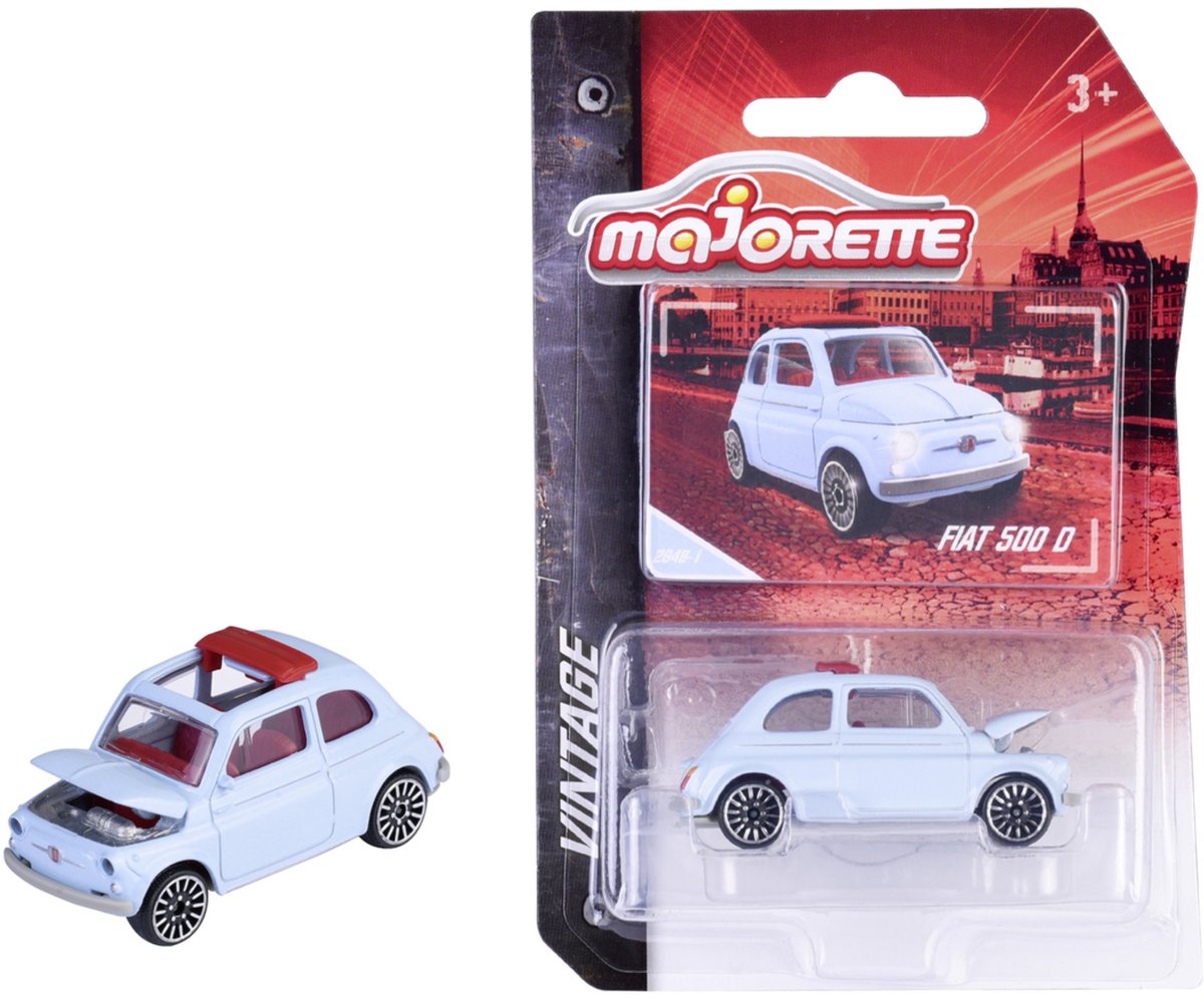 Majorette fiat 500, blanche (vintage)