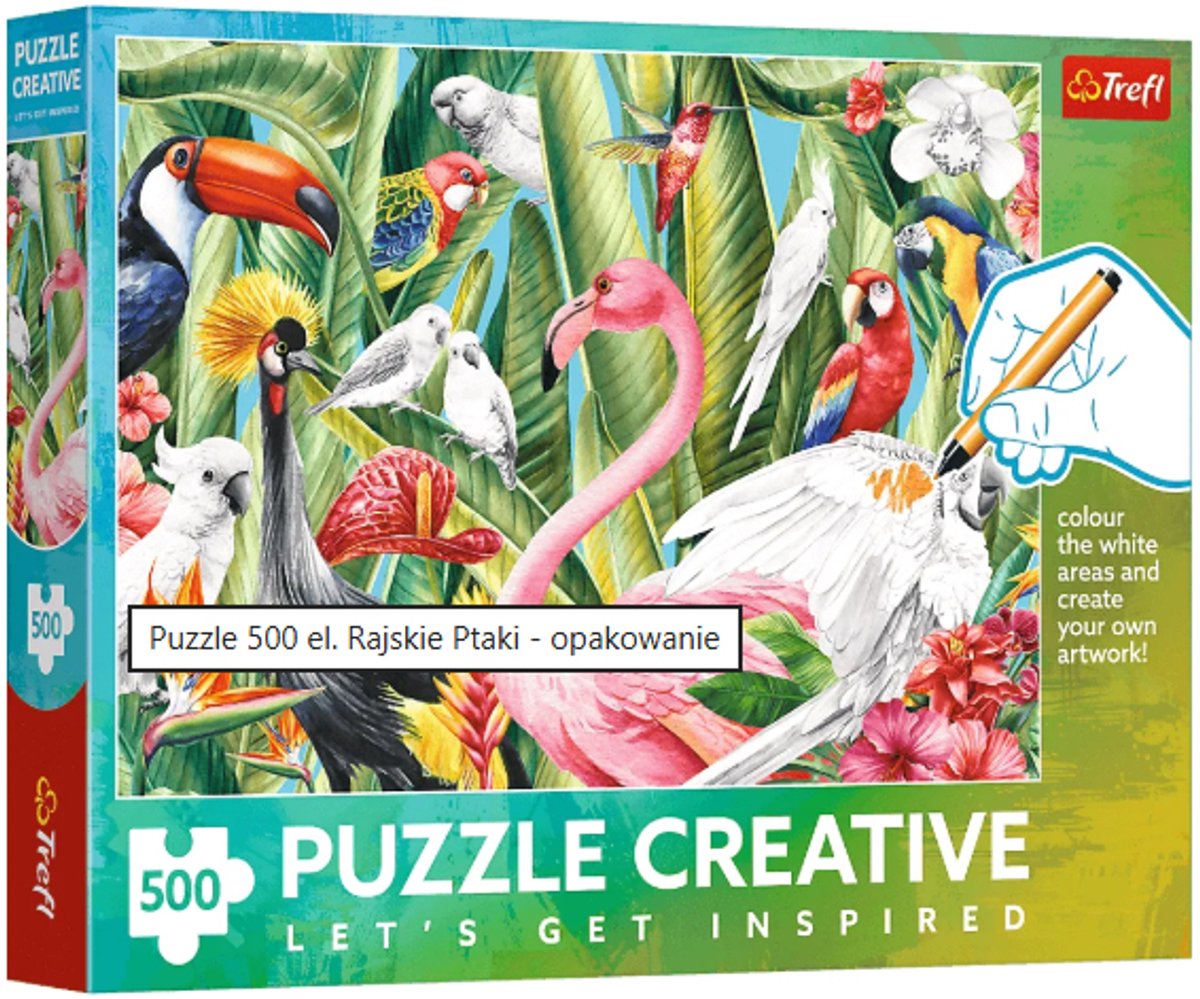 Trefl puzzle oiseaux de paradis - 500 pièces - à partir de 10 ans