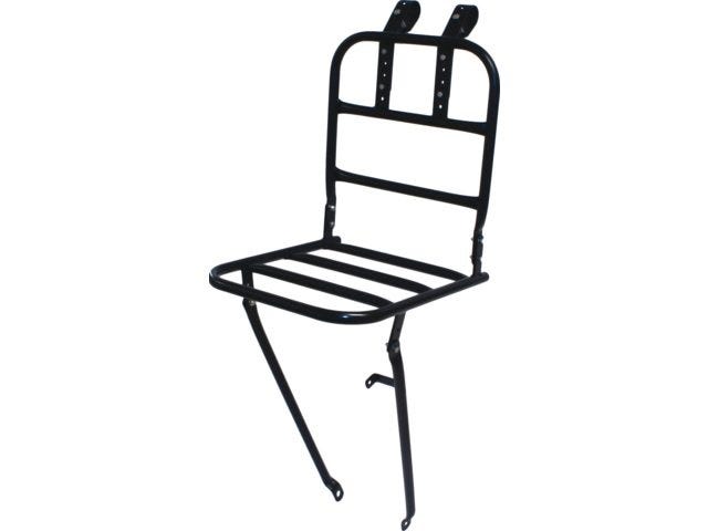 Carrier avant Steco Matzwart 30x30cm