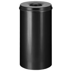 V-part - corbeille à papier extinctrice 50 litres - poignée - noir