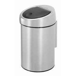 Poubelle Brabantia Touch Bin - 3 litres - salle de bain - acier mat résistant aux empreintes digitales