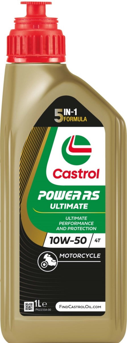 Castrol Oil Power RS Racing 4T 10W-50 Bottle à 1 litre