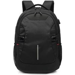 Sac à dos act en polyester noir