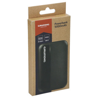 Banque d'alimentation 5000mah noir | 2 pièces