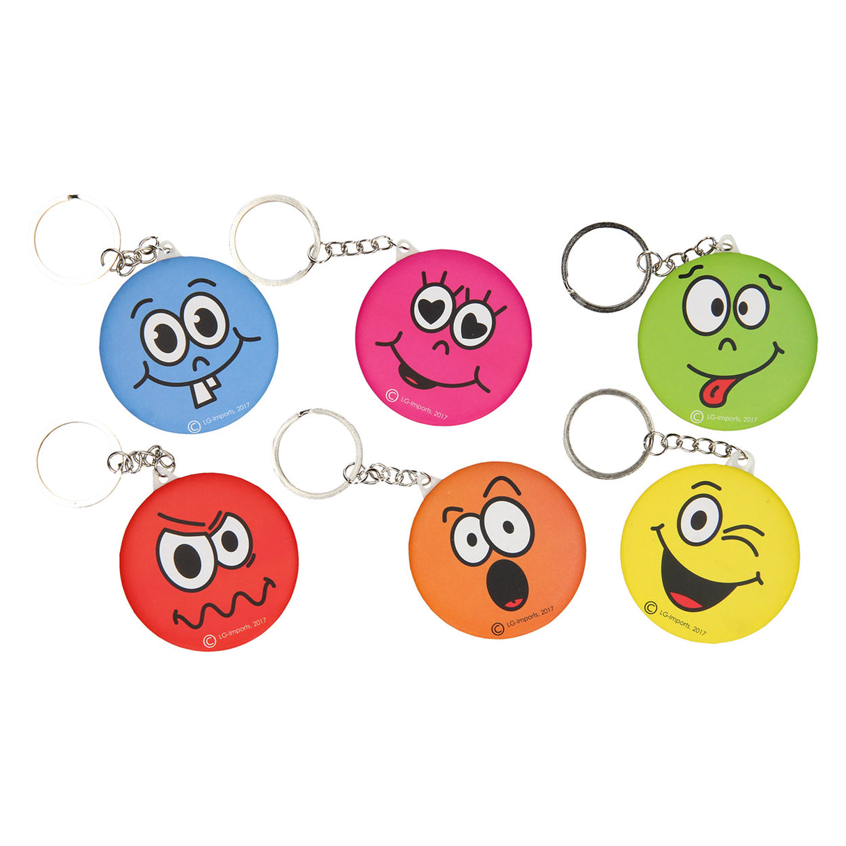 Porte-clés Duckiez - visage souriant avec miroir