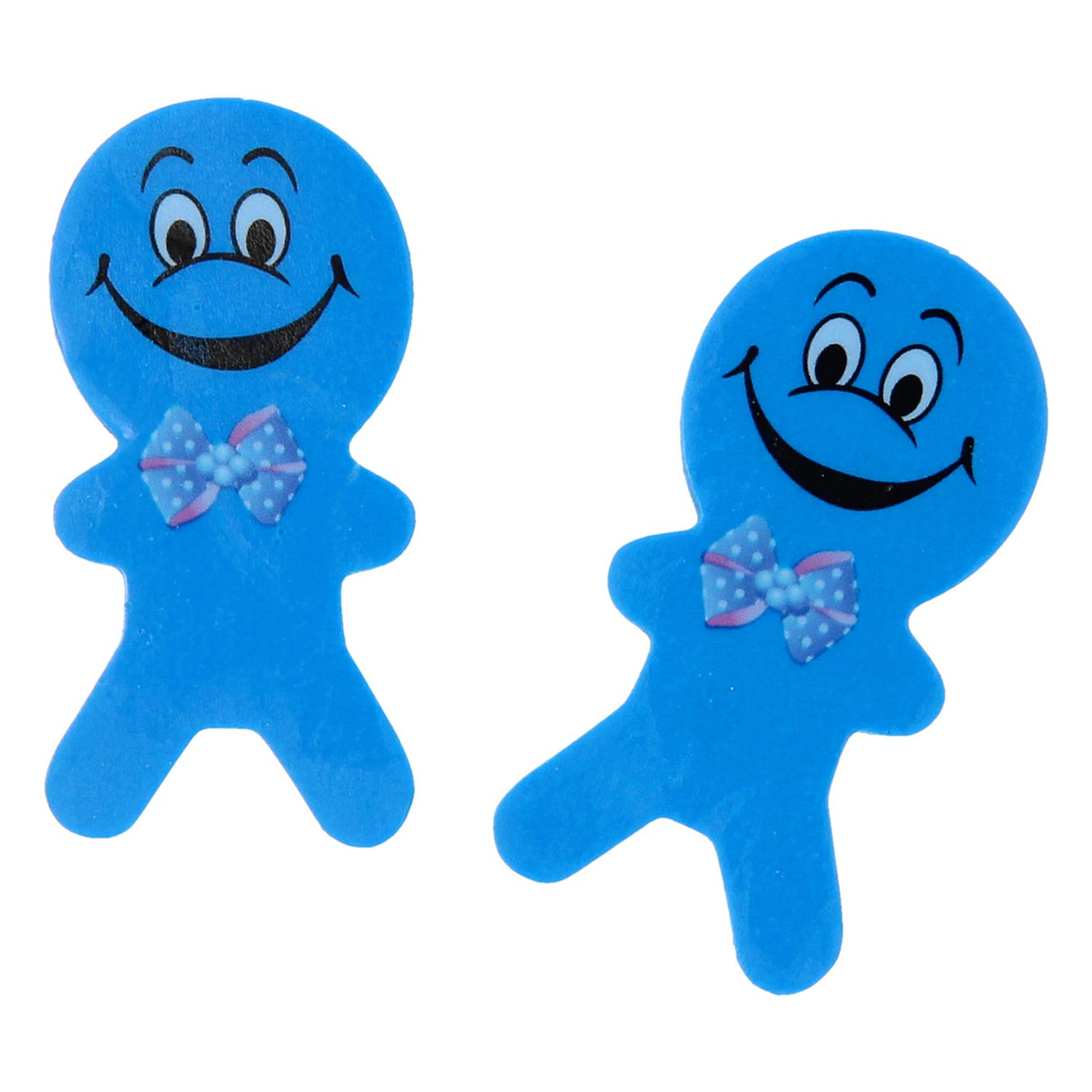 Gomme Duckiez - visage souriant, 2 pcs.