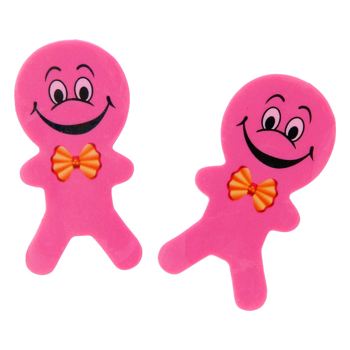 Gomme Duckiez - visage souriant, 2 pcs.