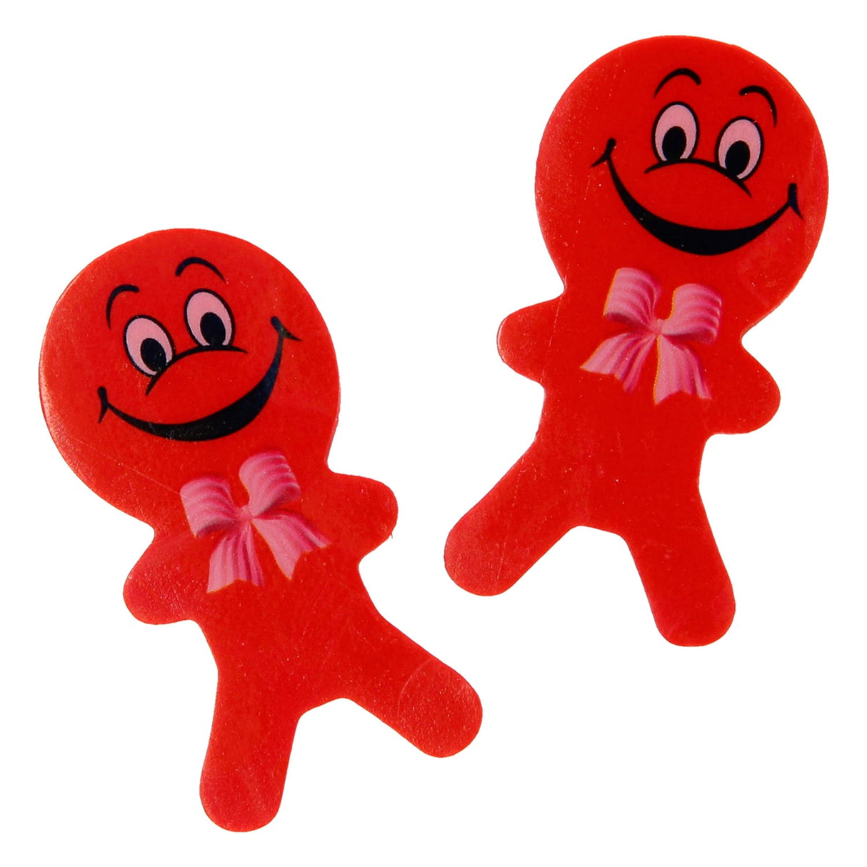 Gomme Duckiez - visage souriant, 2 pcs.