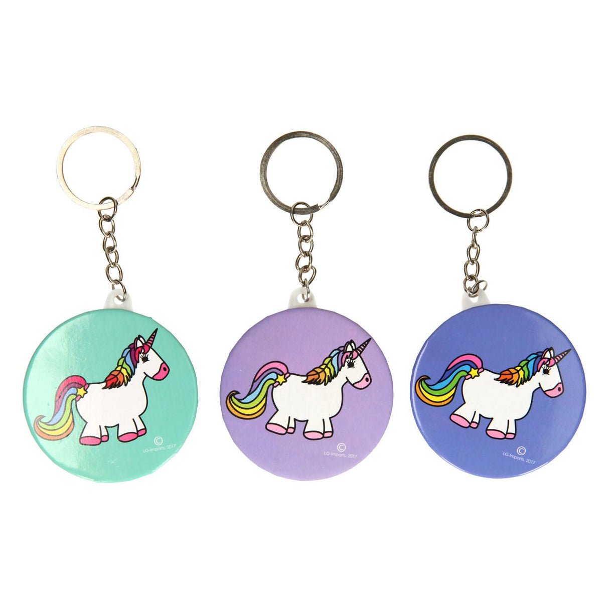 Porte-clés Duckiez avec licorne miroir