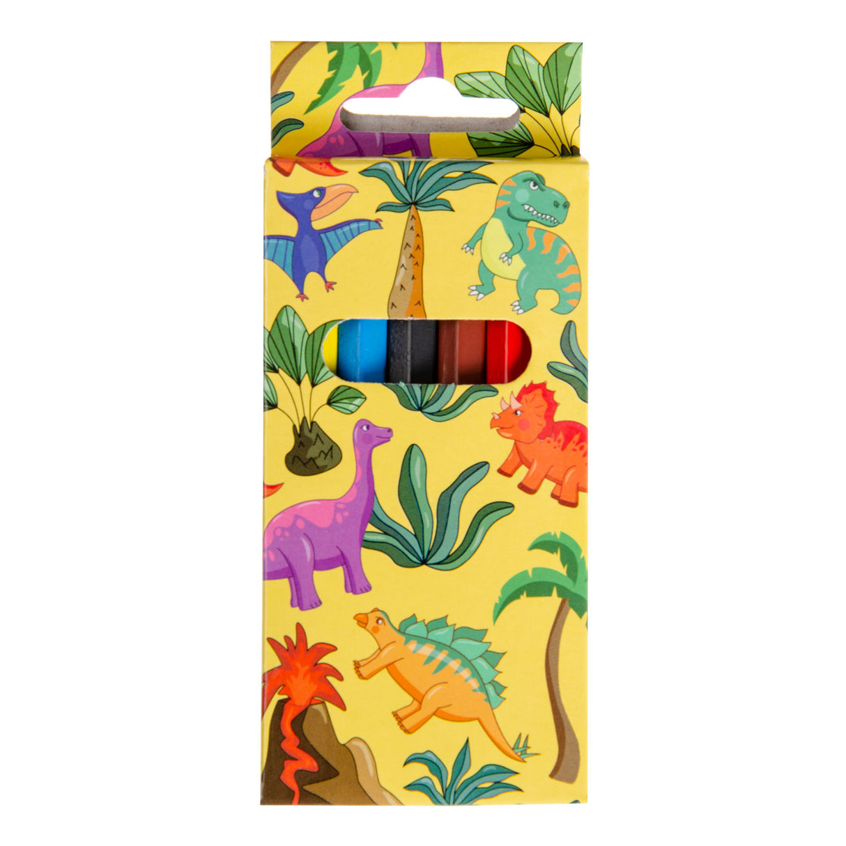 Crayons de couleur Duckiez dinosaure, 6 pcs.