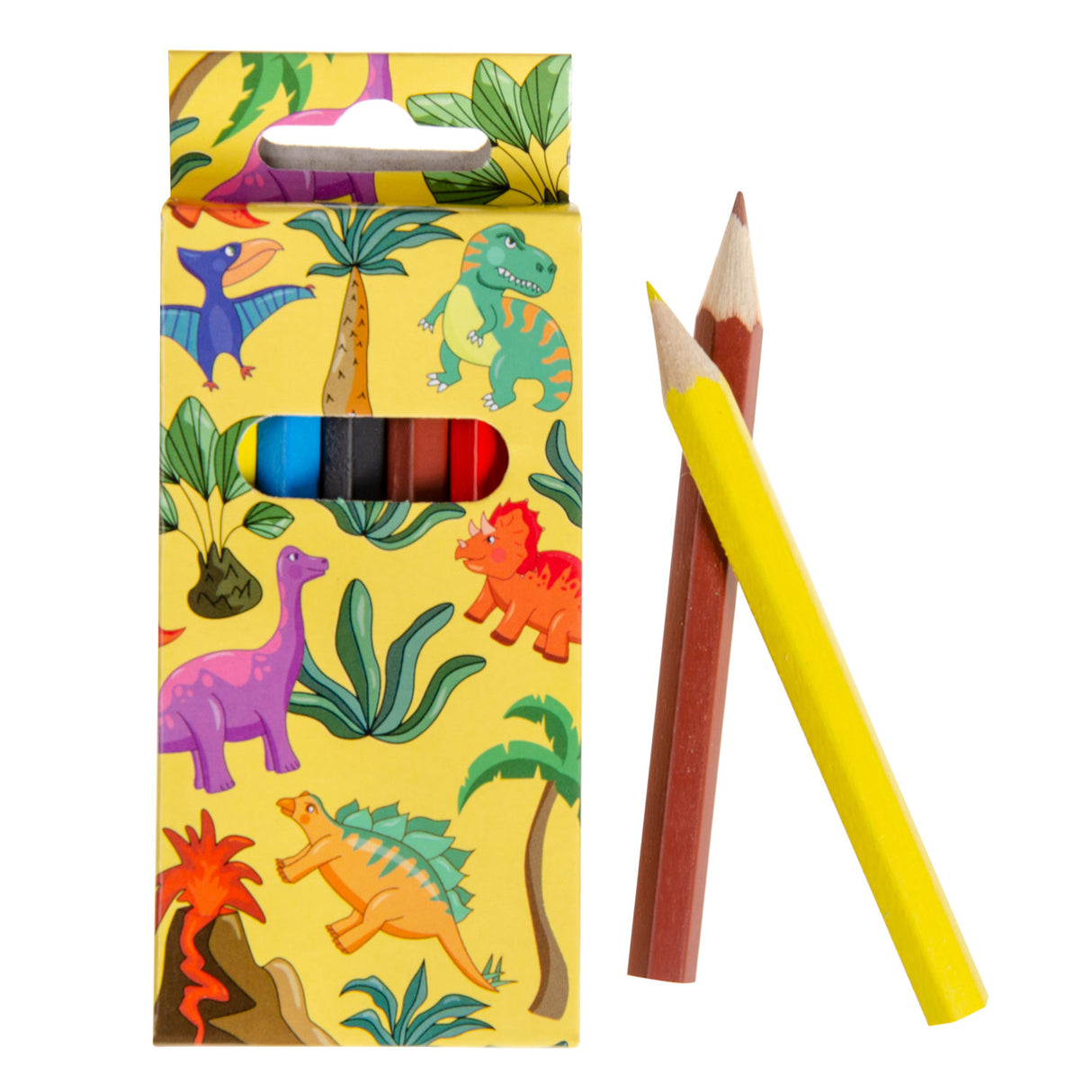 Crayons de couleur Duckiez dinosaure, 6 pcs.