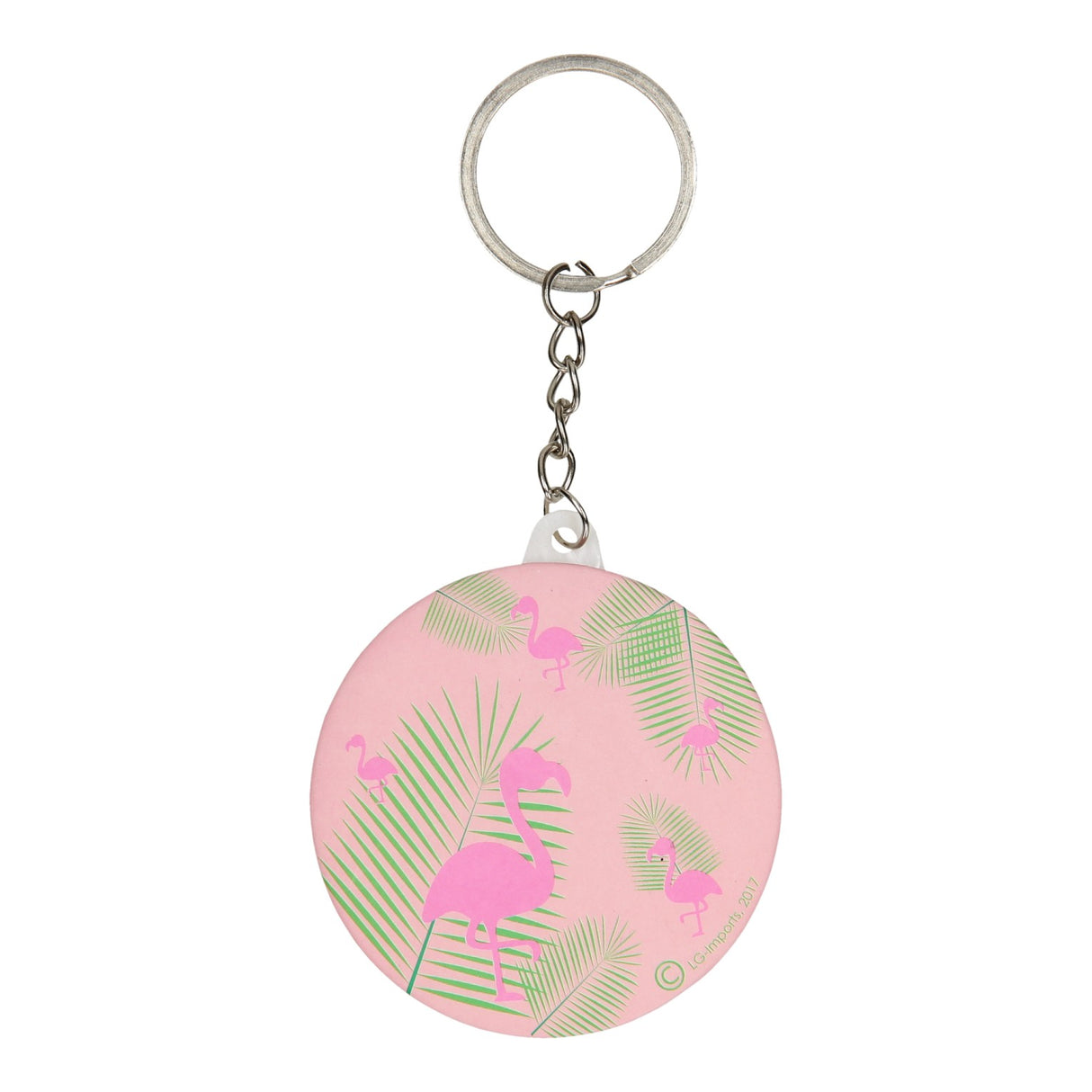 LG-imports porte-clés flamant rose avec miroir
