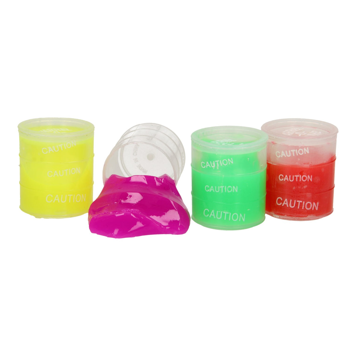 Baril de pétrole coloré Duckiez avec slime